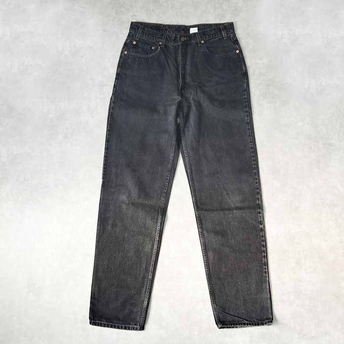 90's Levi's 550 RELAXED FIT BLACK JEANS W36L36 90ǯ ꡼Х 550 åեå ֥å ǥ˥  