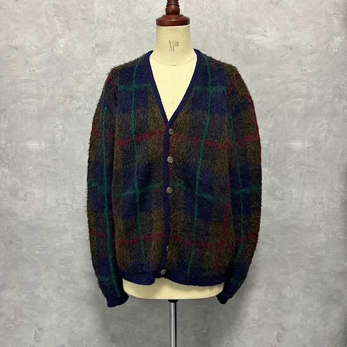 60's CAMPUS MOHAIR CARDIGAN Made in USA/M