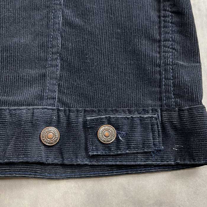 70's Levi's 70505-1517 Couduroy Trucker Jacket NAVY Size 40 Made in USA 70ǯ ꡼Х ǥ ȥå 㥱å 40  ͥӡ ꥫ