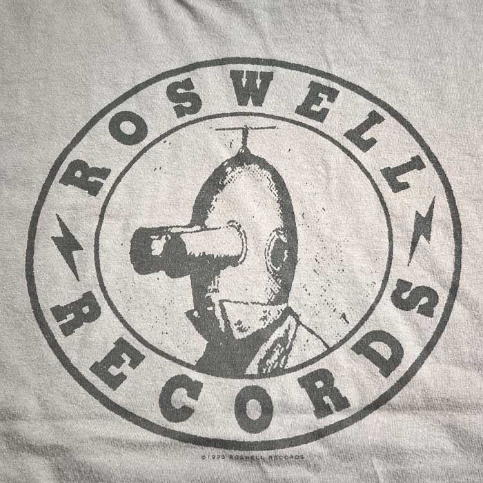 90'S FOO FIGHTERS ROSWELL RECORDS ALIEN T-SHIRTS Made in USA