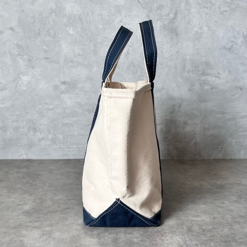 な*ー様 美品L.LBEANトートバッグ3点セット米国製アメリカ製 80'S L.L.Bean Boat And Tote Bag Made in USA WHITE/NAVY 80年代 L.L.
