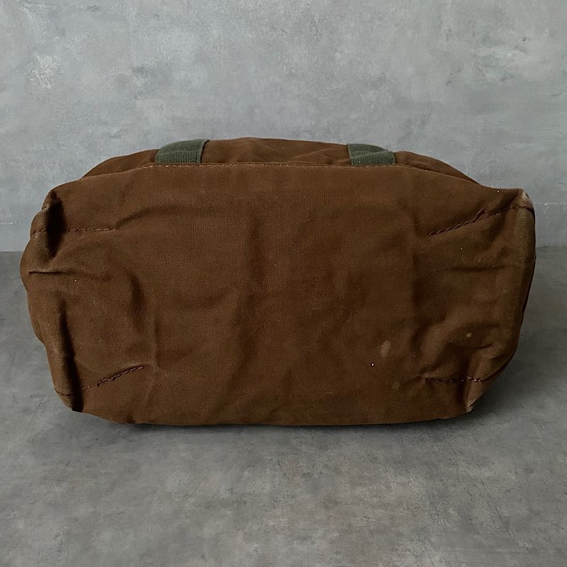 90's L.L BEAN Leather Handle Canvas Tote BAG BROWN/LARGE 90年代