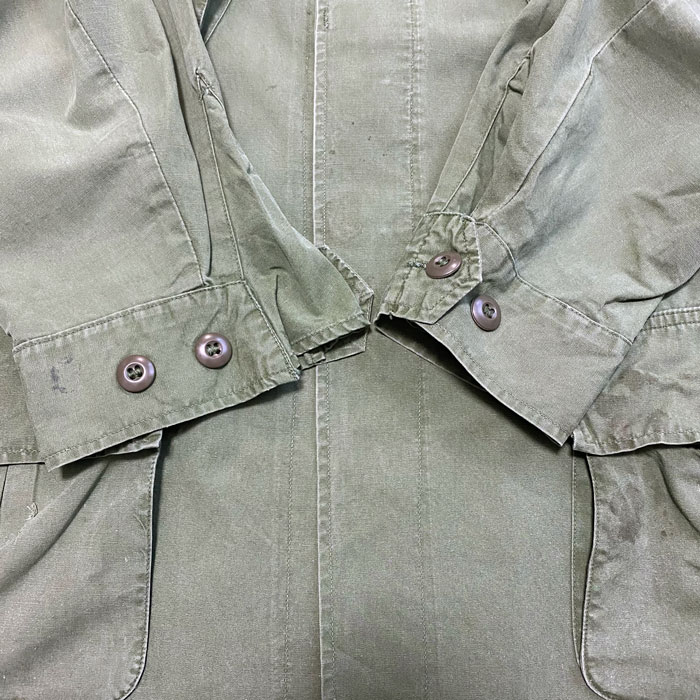 60s US ARMY 3rd Jungle Fatigue Military Jacket Non-Rip Large-Short 󥰥եƥ ߥ꥿꡼ 㥱å