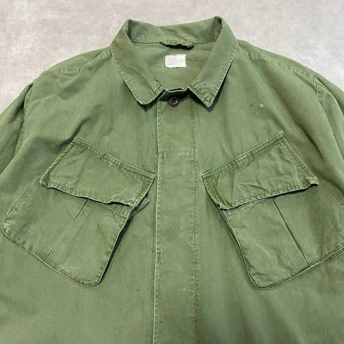 60s US ARMY 3rd Jungle Fatigue Military Jacket Non-Rip Large-Short 󥰥եƥ ߥ꥿꡼ 㥱å