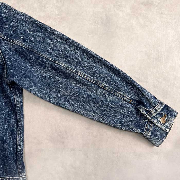 80's Lee 220-8548 CHEMICAL WASH DENIM JACKET SIZE M 80年代 リー