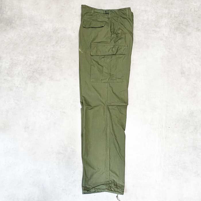 60's U.S.ARMY Jungle Fatigue Pants NON-RIP MEDIUM/LONG 60