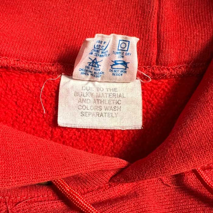 80's Champion Reverse Weave Parka RED/L Made in USA 80ǯ ԥ С  "MAINE" ץ ѡ աǥ 