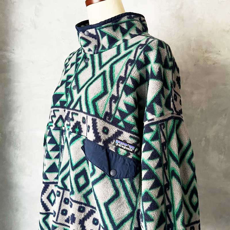 PATAGONIA Native Pattern Synchilla Snap-T GRAY/XXL パタゴニア