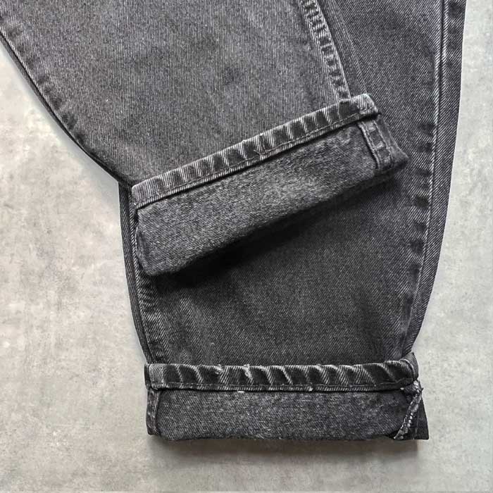 90's Levi's 560 BAGGY BLACK JEANS MADE IN USA W34L36 90年代