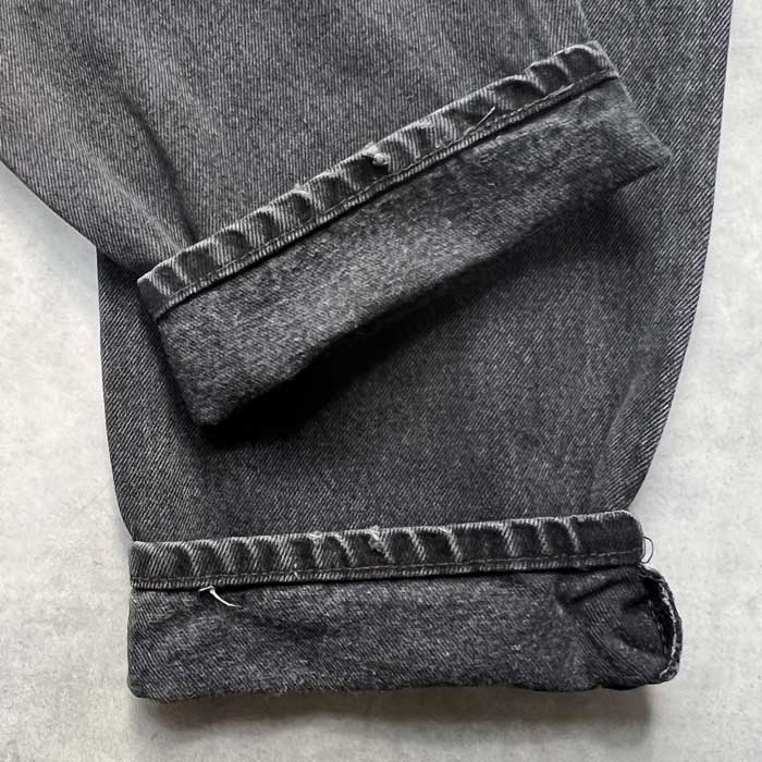 90s Levi's リーバイス560 Loose ブラック W36×L34 90s USA製 Levi'sリーバイス 560 ブラック デニムパンツ w34 L32