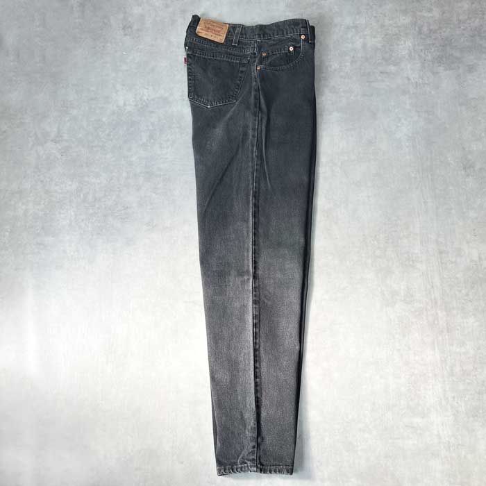 90's Levi's 560 BAGGY BLACK JEANS MADE IN USA W34L36 90年代