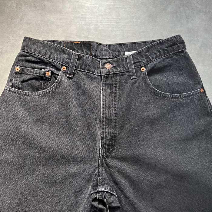 90's Levi's 560 BAGGY BLACK JEANS  MADE IN USA W34L36 90ǯ ꡼Х 560 Х ֥å ǥ˥  ꥫ