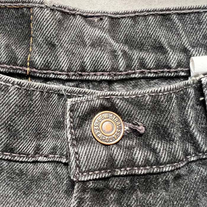 90's Levi's 560 BAGGY BLACK JEANS MADE IN USA W34L36 90年代