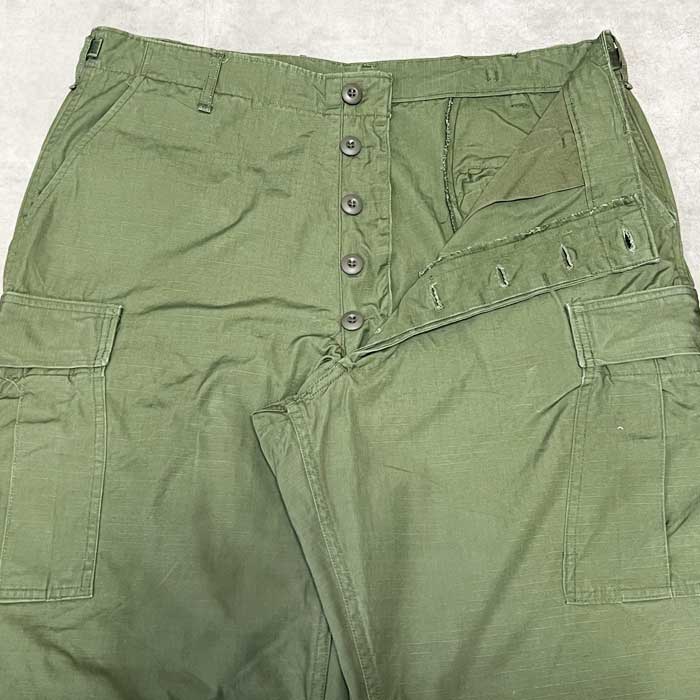 60's U.S.ARMY Jungle Fatigue Pants Rip-Stop Model LARGE/REGLAR 60ǯ U.S.ARMY åץȥå ǥ 󥰥եƥ