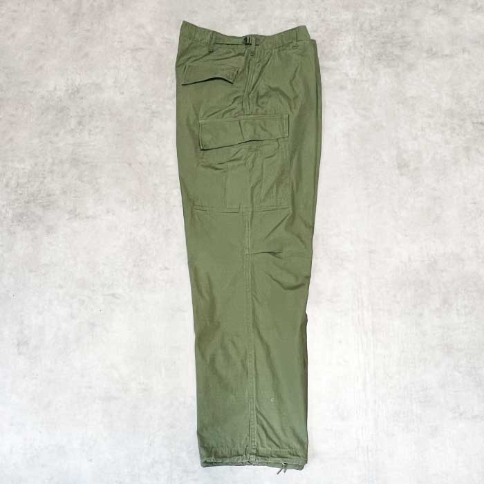 60's U.S.ARMY Jungle Fatigue Pants Rip-Stop Model LARGE/REGLAR 60