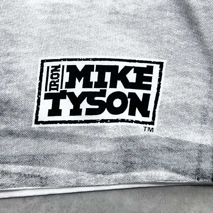 90's MIKE TYSON BRAND ALL-OVER-PRINT T-SHIRTS Made in USA WHITE/XL