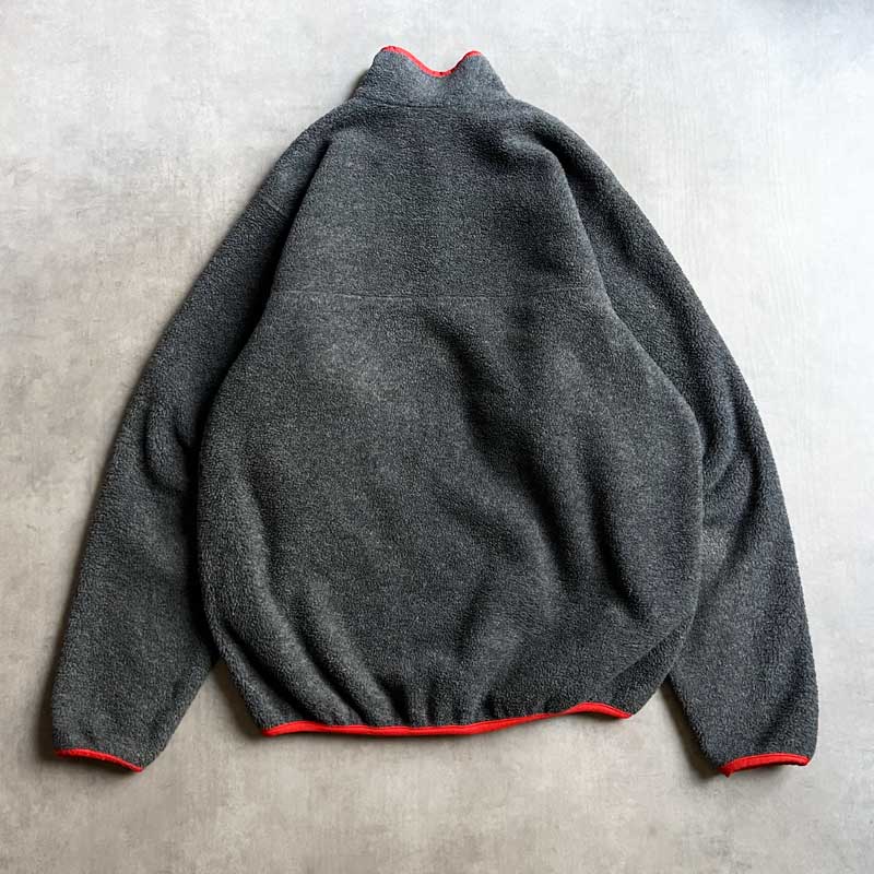 80'S PATAGONIA Synchilla Snap-T GRAY/L Made in USA 80年代