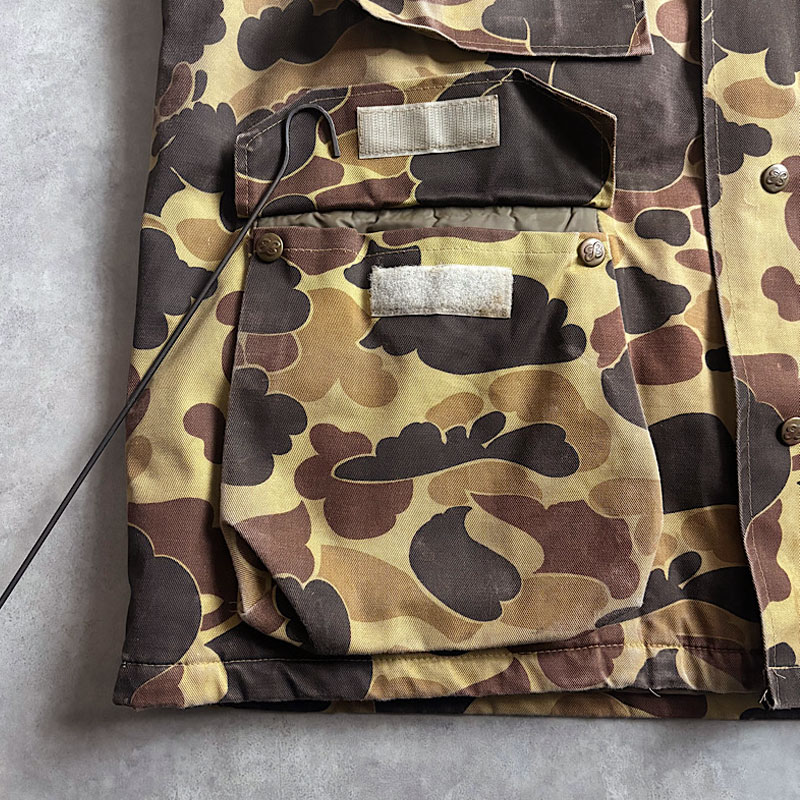 70-80'S EDDIE BAUER Gore-Tex Duck Camo Down Parka XL 70-80年代