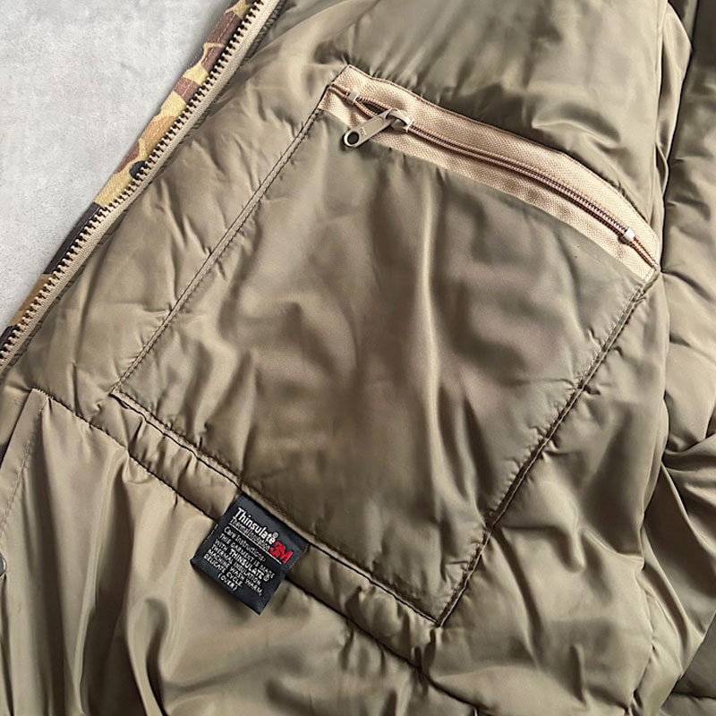 70-80'S EDDIE BAUER Gore-Tex Duck Camo Down Parka XL 70-80年代