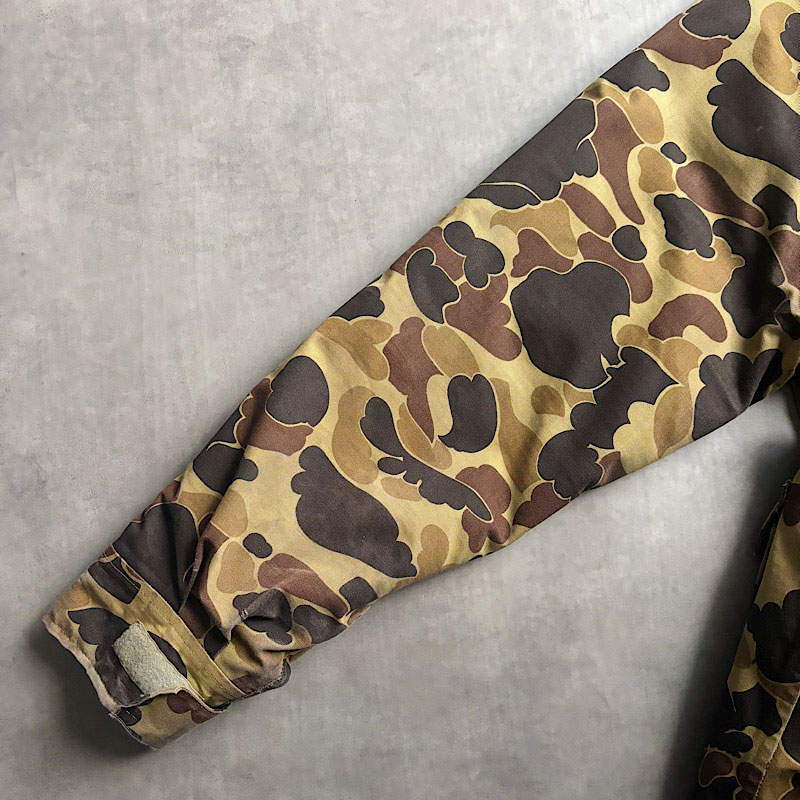 70-80'S EDDIE BAUER Gore-Tex Duck Camo Down Parka XL 70-80年代
