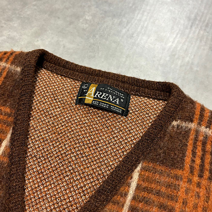 60's ARENA MOHAIR CARDIGAN/L | 【USED.VINTAGE】 | NAVIE STORE