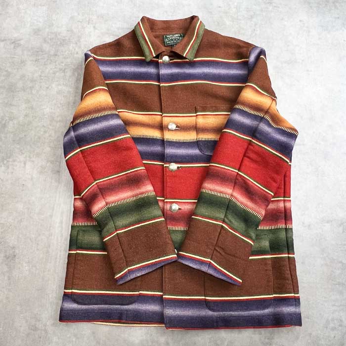 90's POLO COUNTRY South Western Style Blanket Jacket Made in