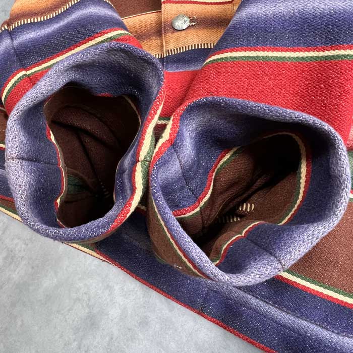 90's POLO COUNTRY South Western Style Blanket Jacket Made in USA
