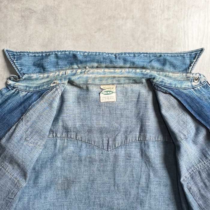 VINTAGE 50'S BIG MAC DENIM WESTERN SHIRTS ヴィンテージ 50年代