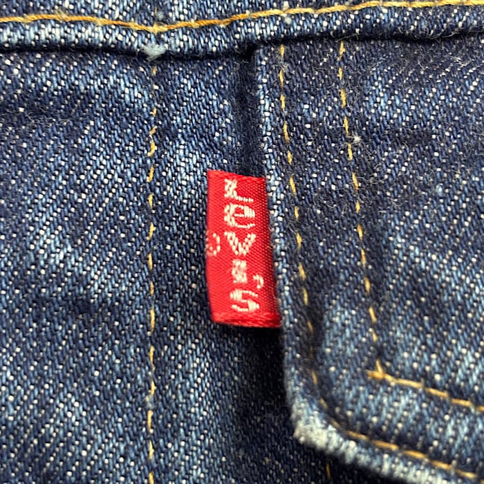 70's LEVI'S 70505-0217 Denim Trucker Jacket SIZE/42 Made in USA 70