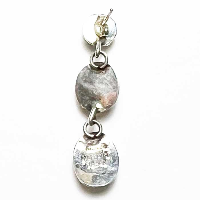 インディアンジュエリー ナバホ族 3連 キングマン ターコイズ