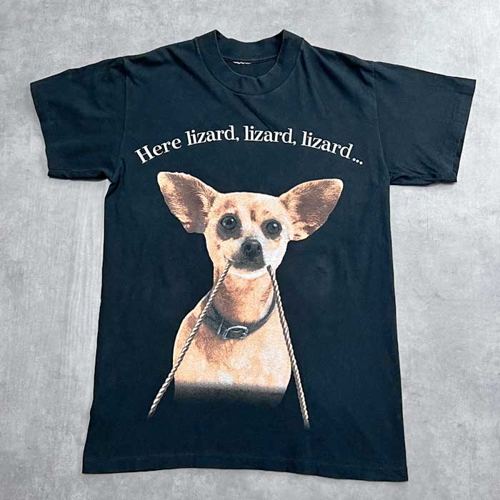 90's TACO BELL T-SHIRTS BLACK 90年代 タコベル チワワ 両面