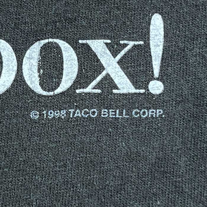 90's TACO BELL T-SHIRTS BLACK 90年代 タコベル チワワ 両面プリント