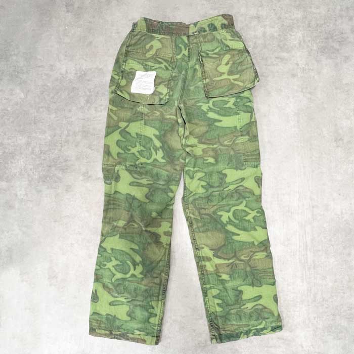 60's U.S.Military ERDL Leaf Camo Non Rip Jungle Fatigue