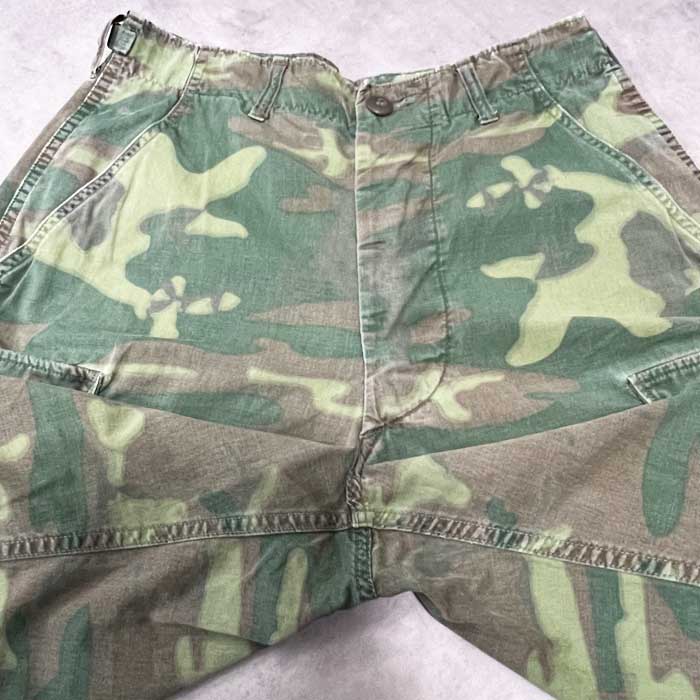 60's U.S.Military ERDL Leaf Camo Non Rip Jungle Fatigue Pants W29 60ǯ U.S.ߥ꥿꡼ ERDL ꡼ե Υå 󥰥եƥ ѥġ