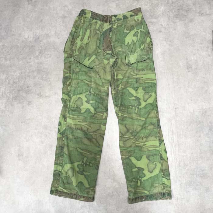 60's U.S.Military ERDL Leaf Camo Non Rip Jungle Fatigue Pants W29 60ǯ U.S.ߥ꥿꡼ ERDL ꡼ե Υå 󥰥եƥ ѥġ