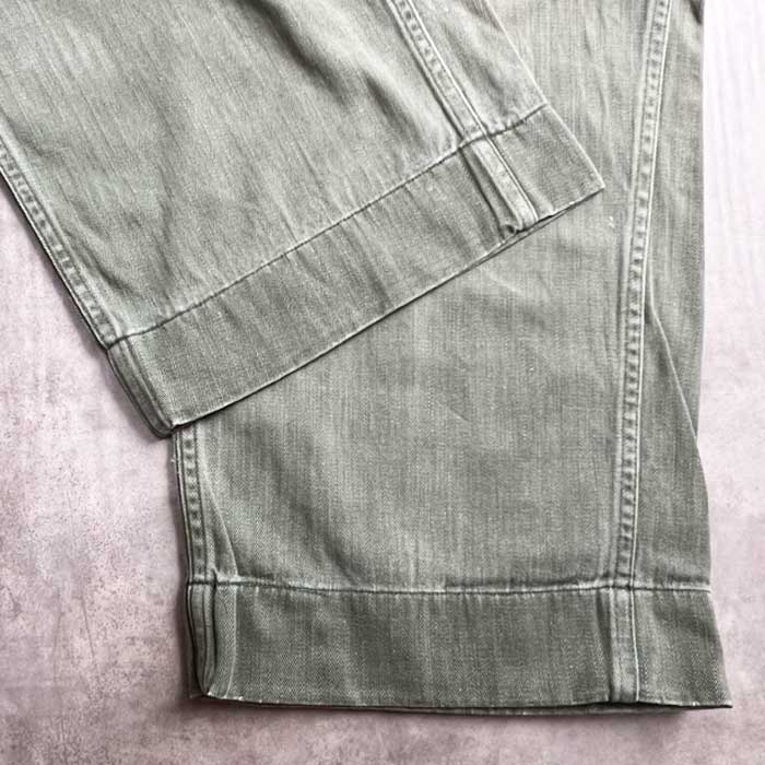 50'S USMC P-53 HBT TROUSERS W34/L32 50年代 アメリカ海兵隊