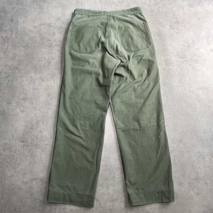 50'S USMC P-53 HBT TROUSERS W34/L32 50年代 アメリカ海兵隊