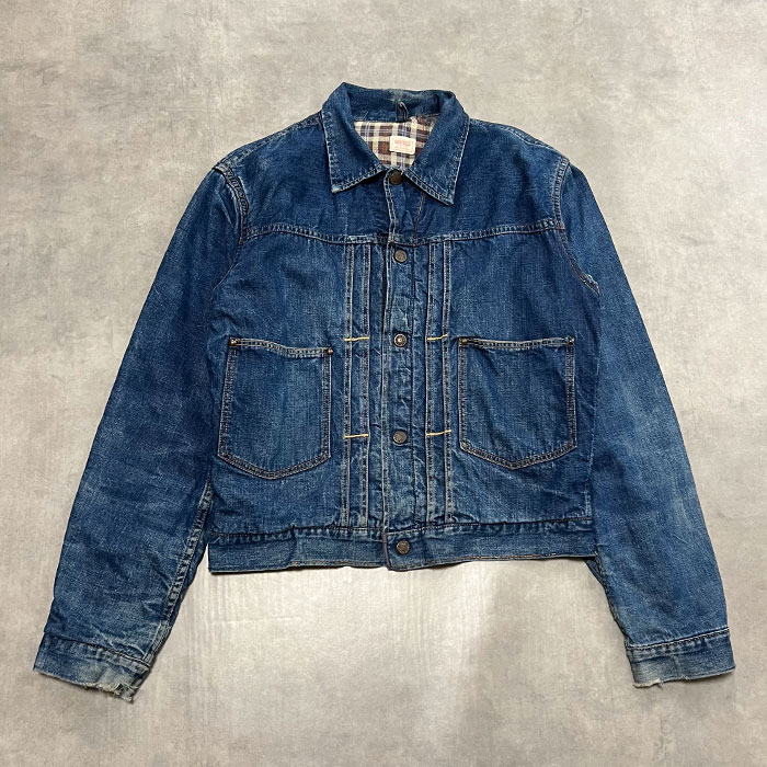 50s～60sフェイドブルーデニムジャケット hercules 50s Hercules denim coverall | sui & shara