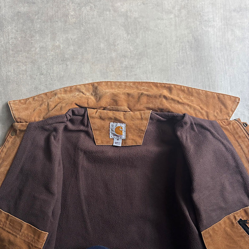 人*様 【革タグ】Carhartt バーウィック ジャケット　古着 Carhatt カーハート バーウィックジャケット ダック地 革タグ