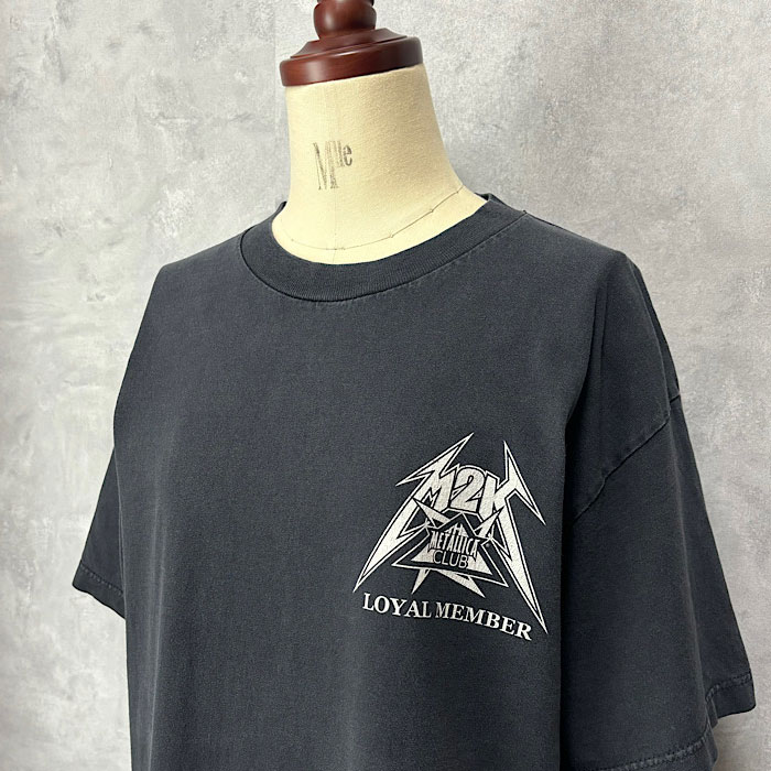 00'S The Metallica Club Loyal Member T-Shirt L/BLACK 2000