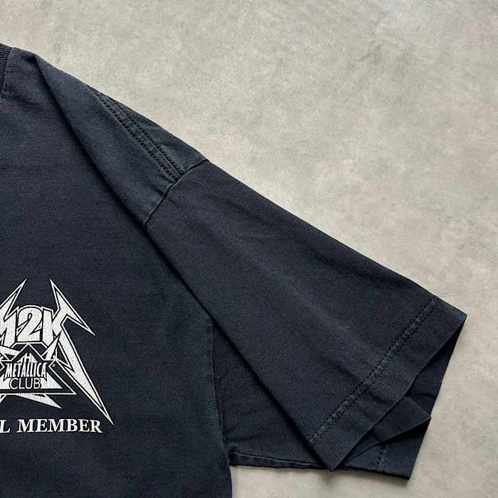 00'S The Metallica Club Loyal Member T-Shirt L/BLACK 2000年代 ザ