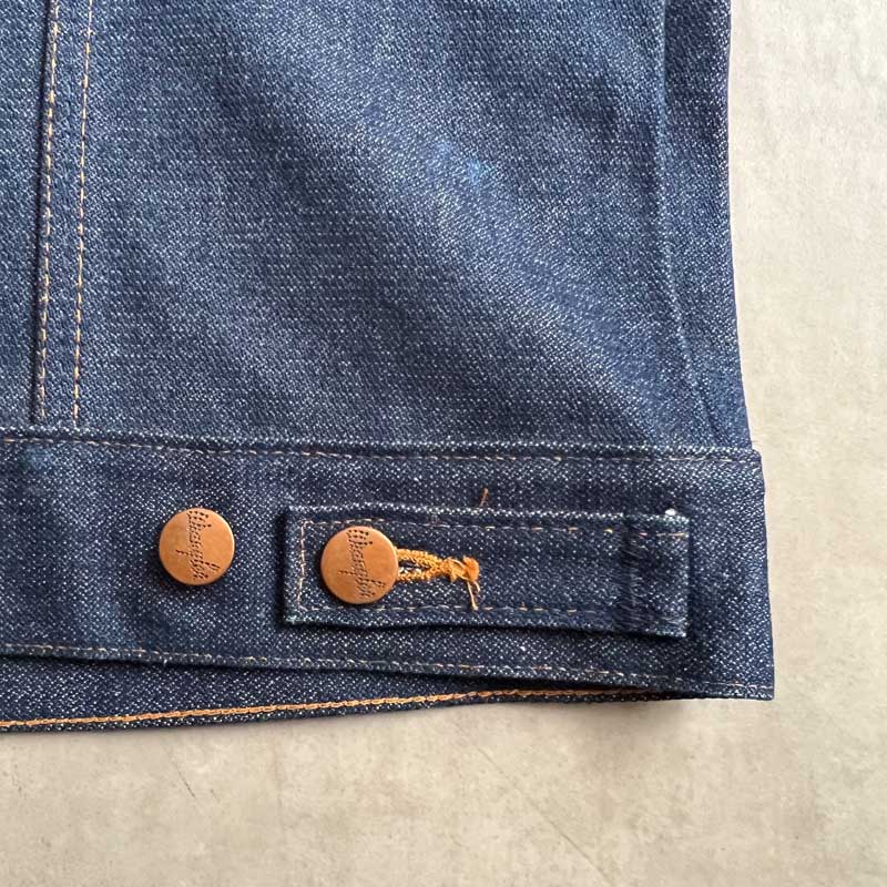 80'S Wrangler 74136NV 14oz Denim Jacket Dead Stock Made in