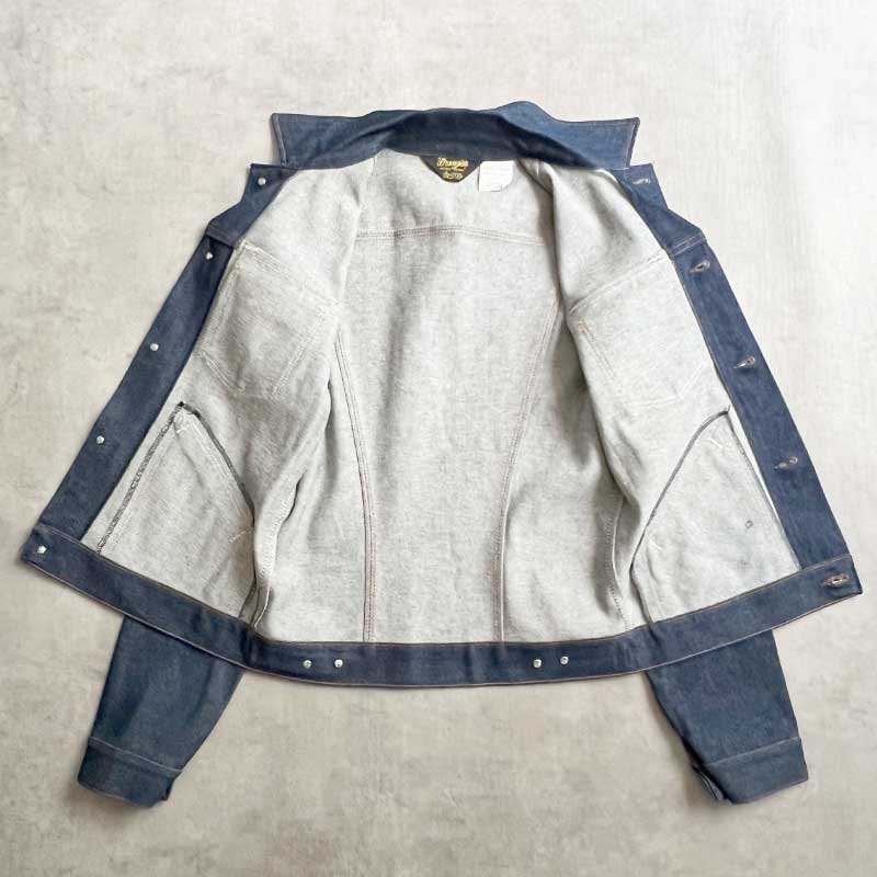 Wrangler 80s USA製 44 デニム ジャケット 74136NV 80's Wrangler 74136NV デニムジャケット SIZE 44L【0915A11