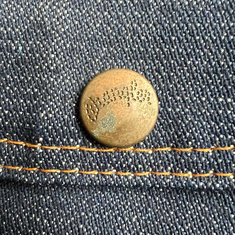 80'S Wrangler 74136NV 14oz Denim Jacket Dead Stock Made in