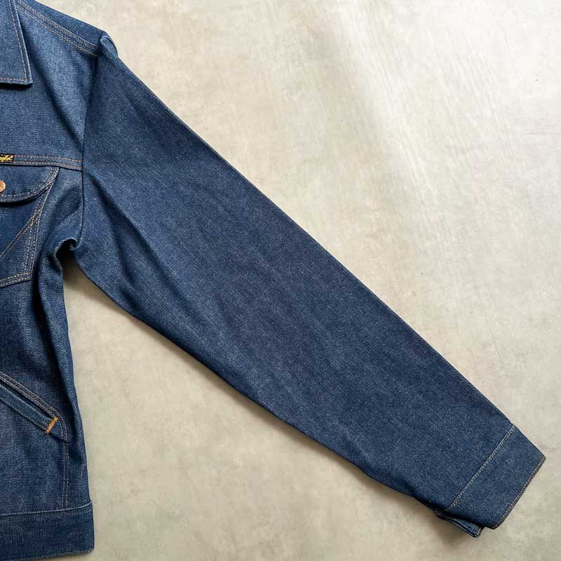80'S Wrangler 74136NV 14oz Denim Jacket Dead Stock Made in