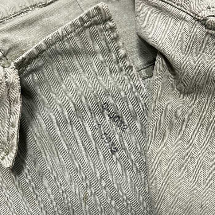 40s-50s M-47 HBTジャケット ヘリンボーン p41 m43 1940's US ARMY M-47 HBT JACKET WITH 13 STAR BUTTON