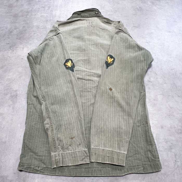 VINTAGE 40's U.S ARMY M-43 HBT JACKET 13 STAR BOTTON Size 38