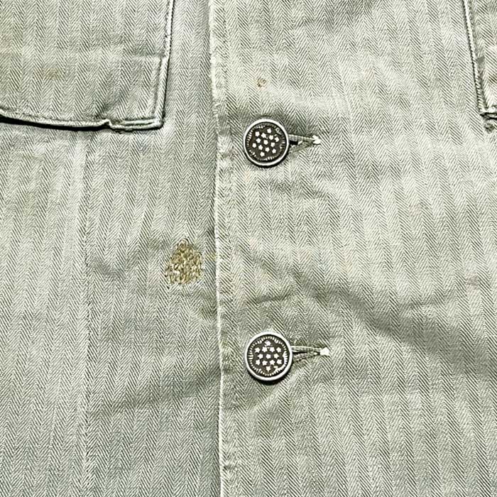 VINTAGE 40's U.S ARMY M-43 HBT JACKET 13 STAR BOTTON Size 38