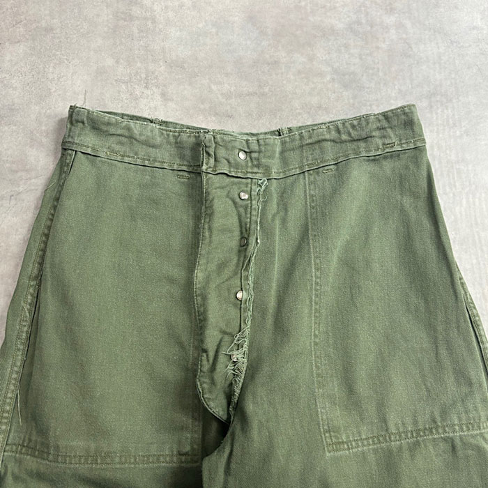 40-50's U.S.ARMY 13STAR BOTTON BAKER PANTS W30L31 40-50年代
