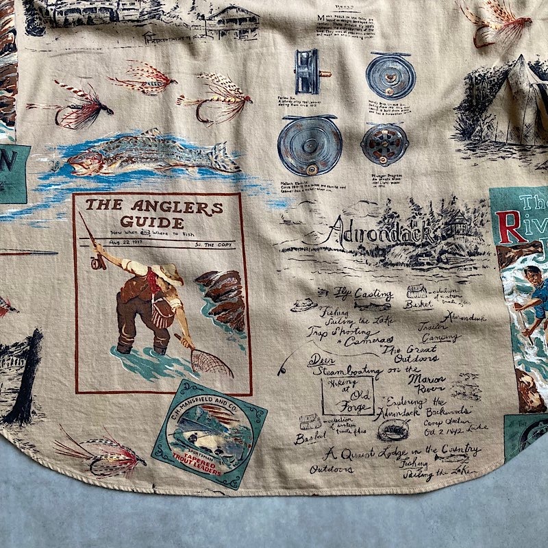 90's Polo Ralph Lauren Fly Fishing Pattern Shirt 90年代 ポロ
